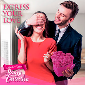 GLAMOUR BOUTIQUE 16-rose heart box packaging for gift-ready presentation