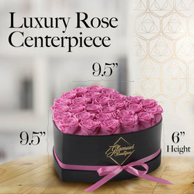 GLAMOUR BOUTIQUE 27-rose box pink for romantic decor.