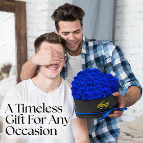 GLAMOUR BOUTIQUE blue heart box timeless gift.