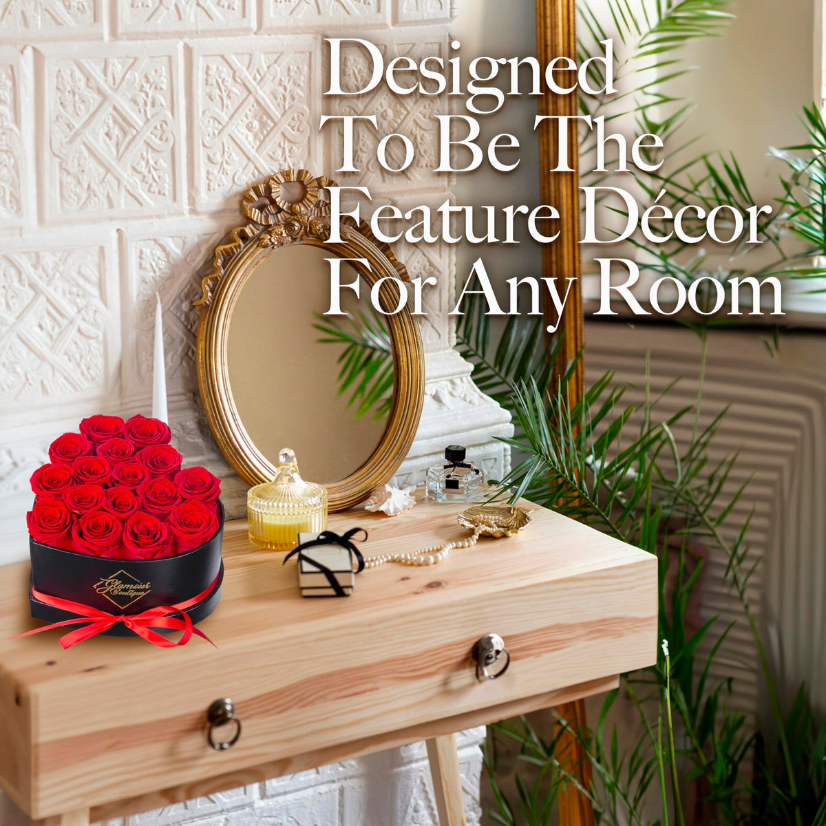 GLAMOUR BOUTIQUE easy-care no-maintenance display, perfect gift without upkeep