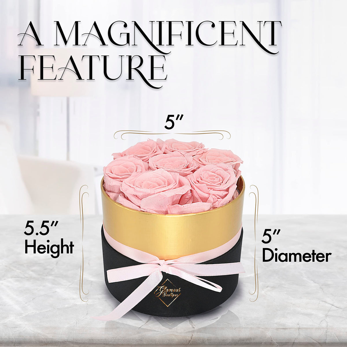 GLAMOUR BOUTIQUE hand-assembled roses — personal touch in every bouquet