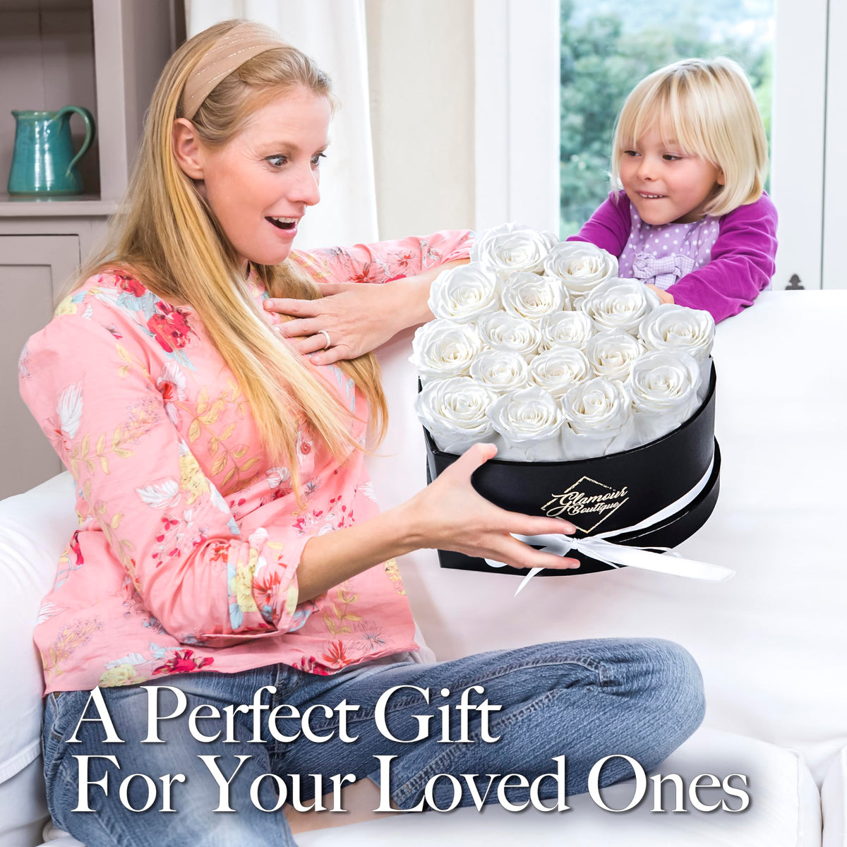 GLAMOUR BOUTIQUE home decor roses box adds chic touch