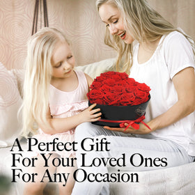 GLAMOUR BOUTIQUE preserved rose texture detail, showing natural petals and preserved charm