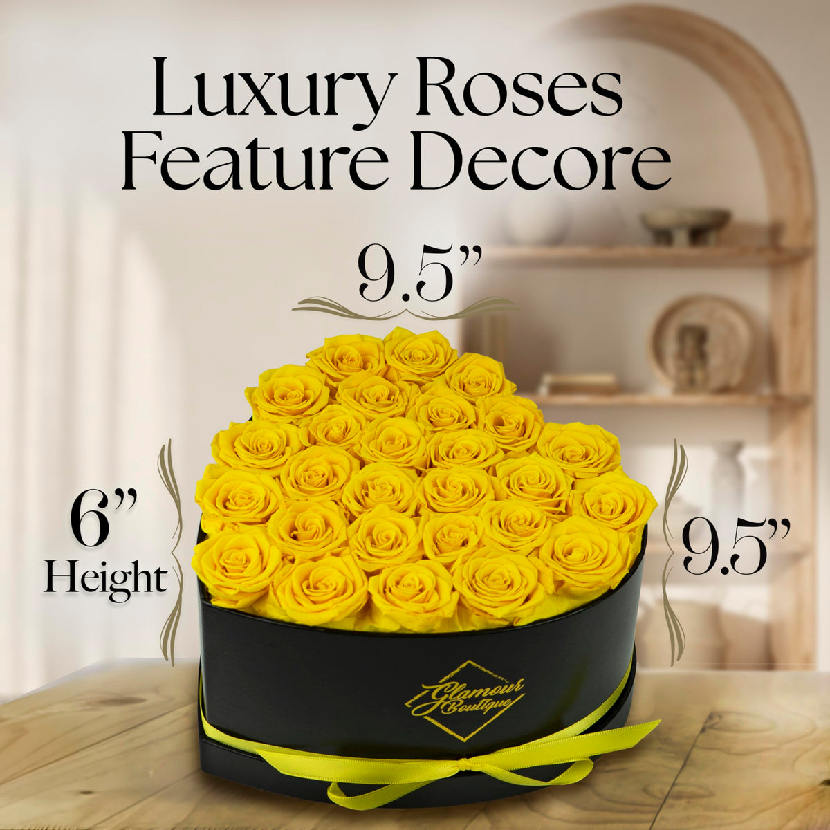 GLAMOUR BOUTIQUE preserved rose texture closeup reveals meticulous preservation.