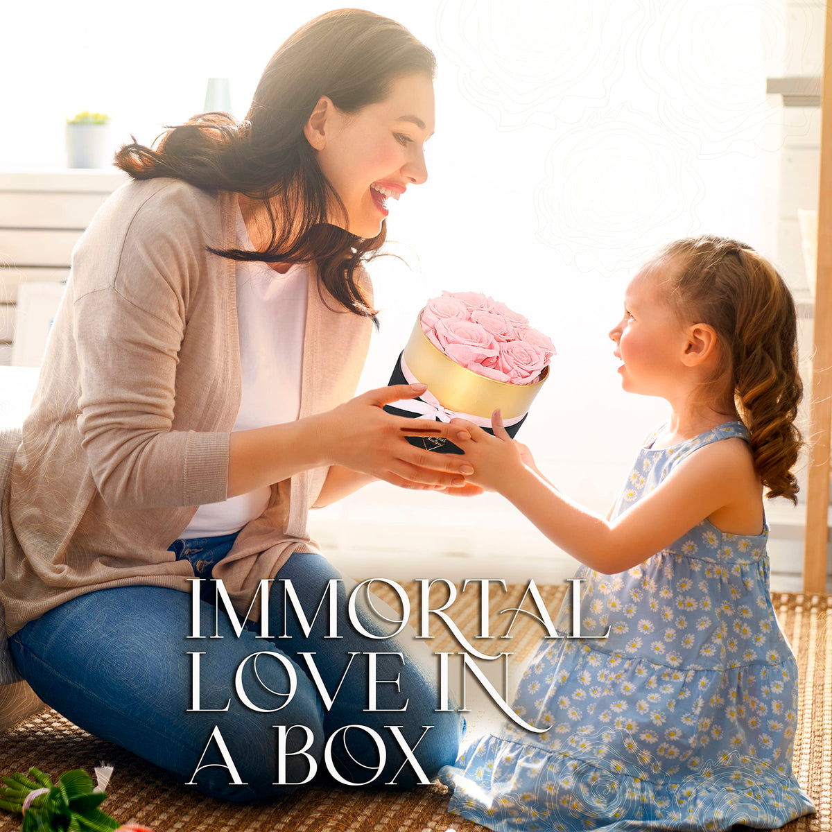 GLAMOUR BOUTIQUE rose forever box — ideal birthday or anniversary gift