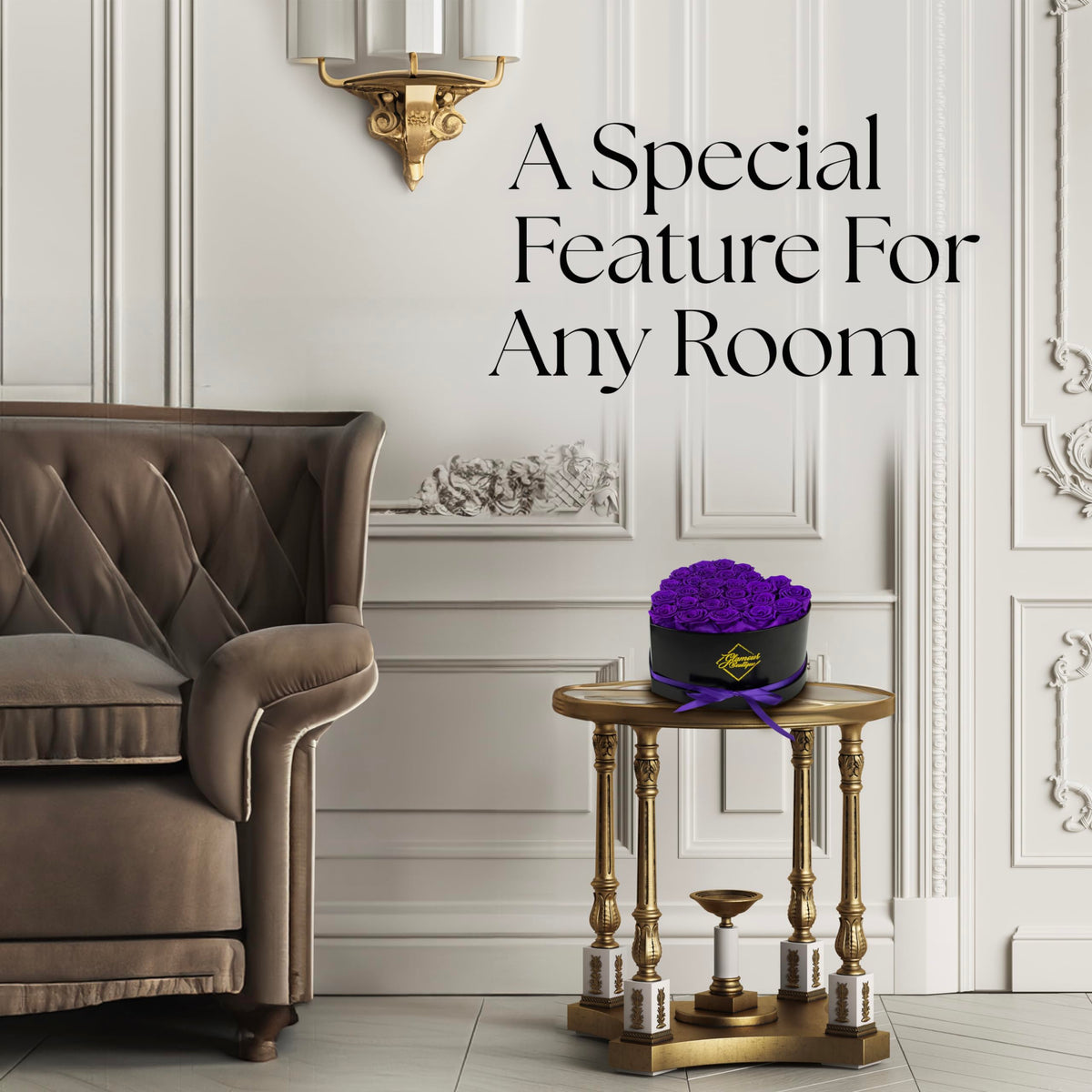 GLAMOUR BOUTIQUE velvety petals suggest premium quality and thoughtful design.