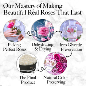 GLAMOUR BOUTIQUE wedding roses centerpiece for refined decor