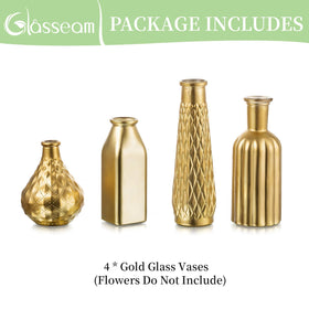 Glasseam gold vase bedroom bathroom display elevates spaces