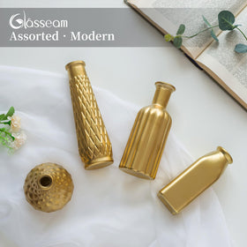 Glasseam gold vase gift-ready packaging for thoughtful presents