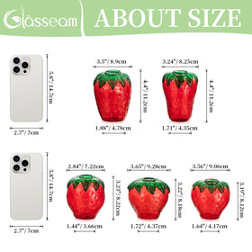 Glasseam strawberry propagation vase reed diffuser alternative for fresh scent.