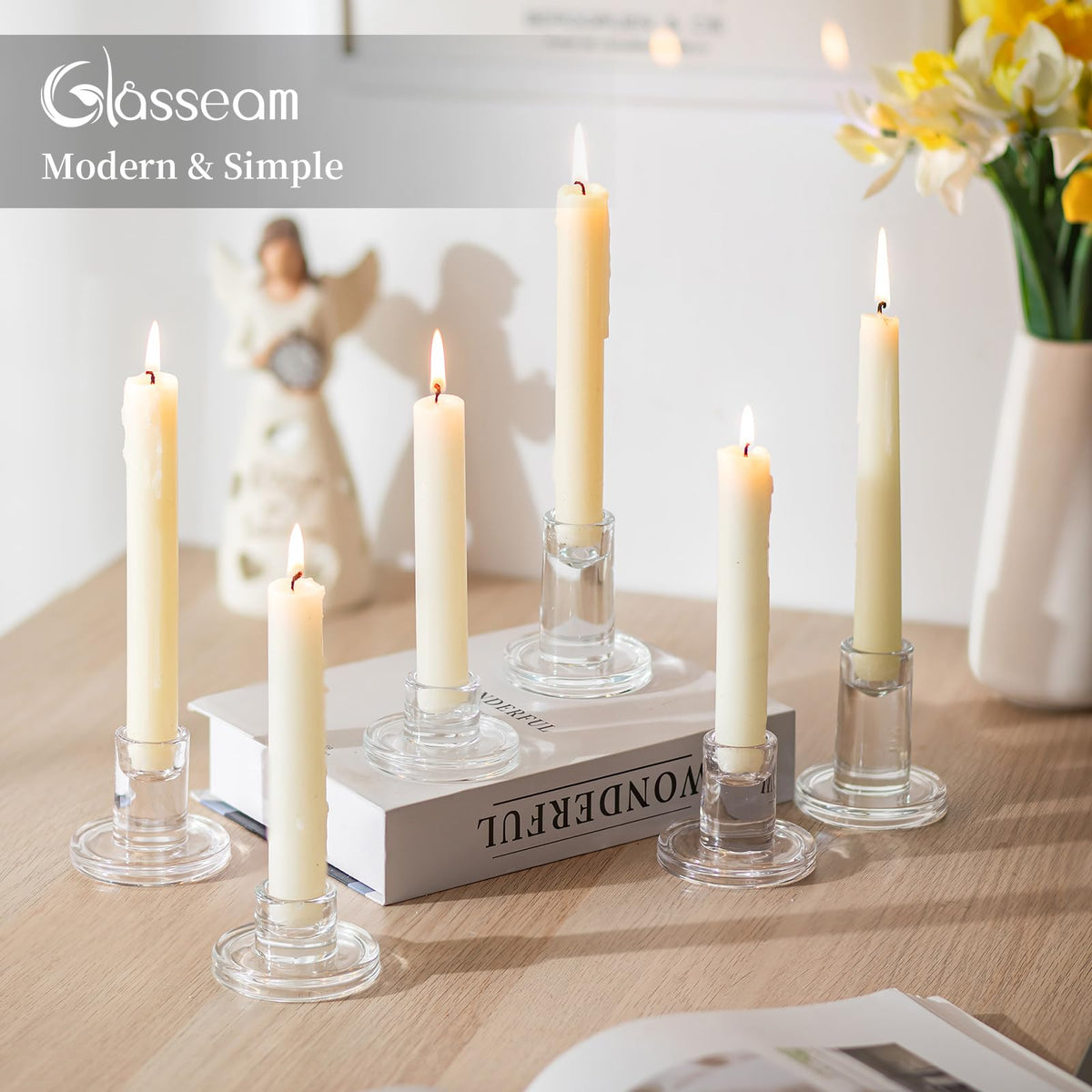 Easy cleaning of Glasseam holders to reuse after events.