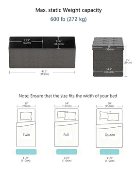 GLAXYFUR folded-under-bed storage demonstrating space-saving design