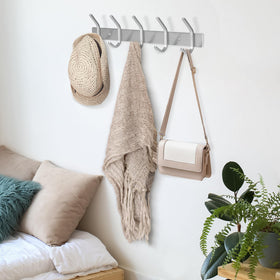 GlazieVault entryway lifestyle display shows practical organization and elegant stainless finish.