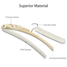 GLCON heavy-duty padded hanger supports heavier sweaters
