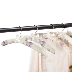GLCON rust-proof hook padded hanger keeps clothes clean and ready to wear