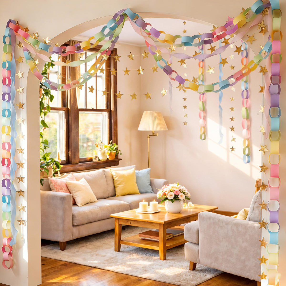 Gleebixi girls' birthday decoration ideas for a cohesive pastel look.