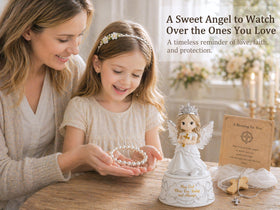 Gleemoria angel blessing card with keepsake box, adds sentimental meaning