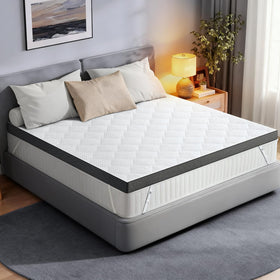 Glendan extra-firm topper full foam close-up shows dense back support.