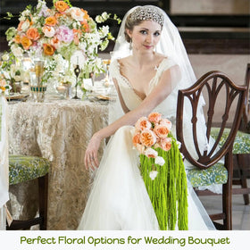 Glicrili dried floral tassels ideal for centerpieces and aisle markers