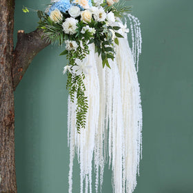 Glicrili dried amaranthus leaves rustic charm as colors soften over time.