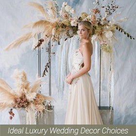 Glicrili natural dried stems with versatile hanging or vase display for celebrations.