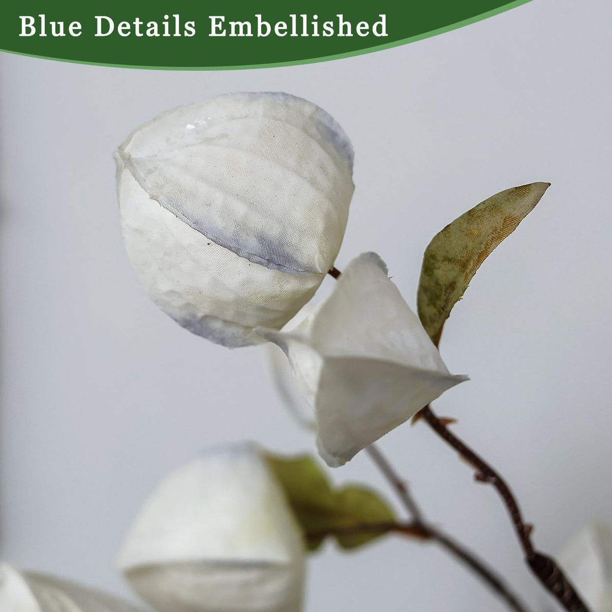 GLIDLION bendable physalis branch with wire, easy to shape for centerpieces.