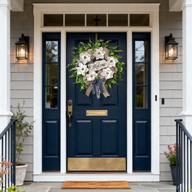 GLIDLION checkered bowknot accent—classic charm for contemporary spaces.