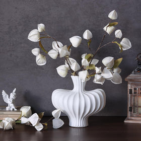 GLIDLION faux lantern fruit physalis, cream, adds natural charm to any room.