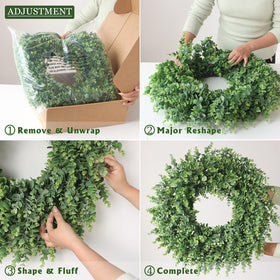 Versatile GLIDLION decor for door, wall, or fireplace area