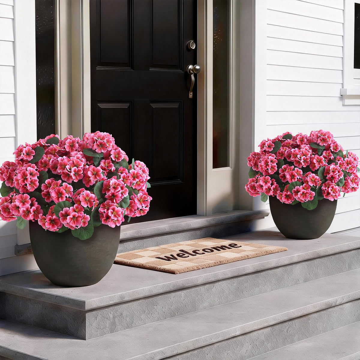 GLIDLION geranium easy-care design saves time on upkeep in outdoor spaces.