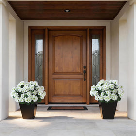 GLIDLION geranium topiary silk leaves offer durable, lifelike greenery in all weather.