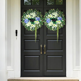GLIDLION wreath on window display adds nature-inspired elegance.