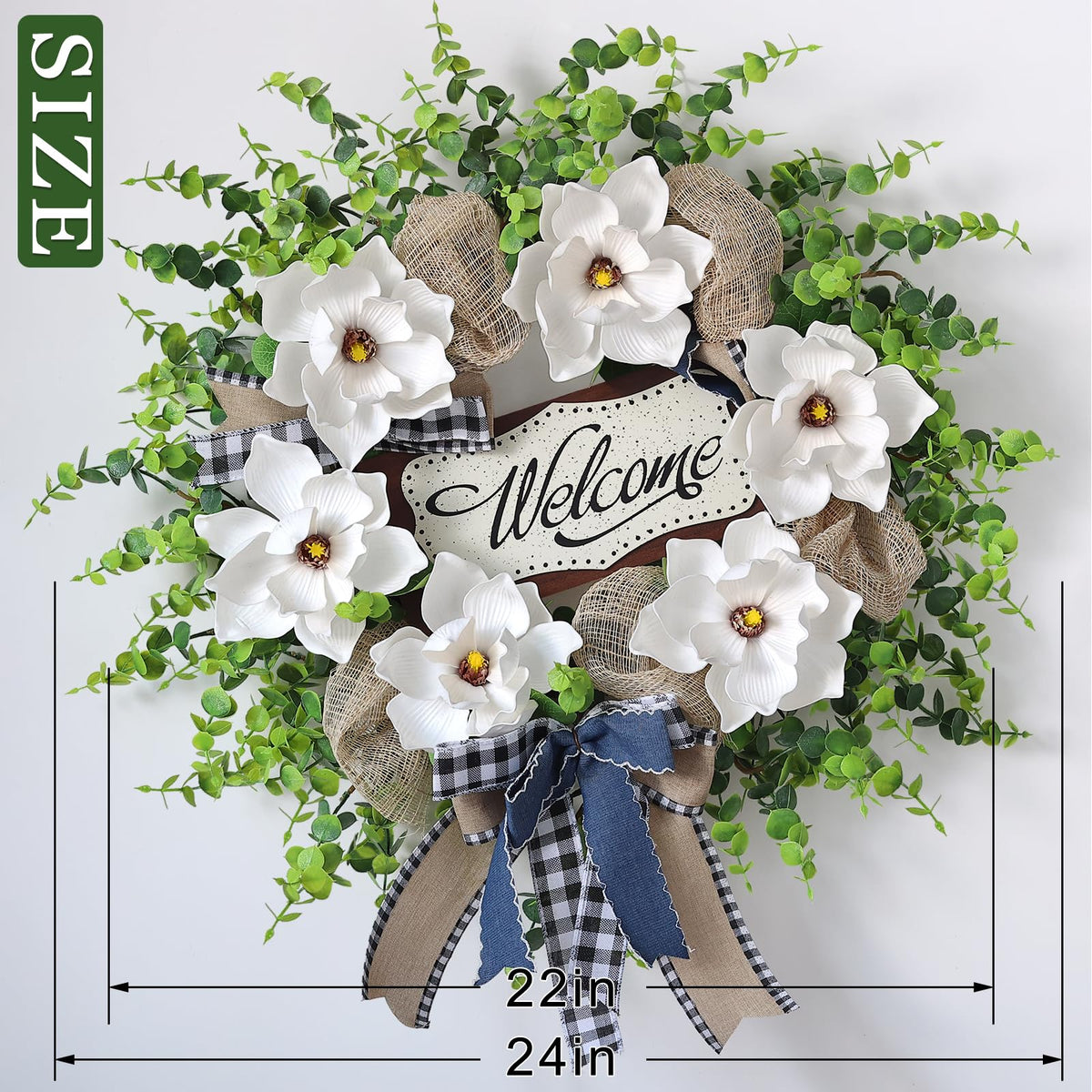 GLIDLION versatile wreath—suitable for weddings, holidays, and home renovations.