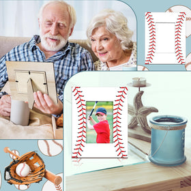 GlikCeil baseball frame suitable for 4x6 photos on desks