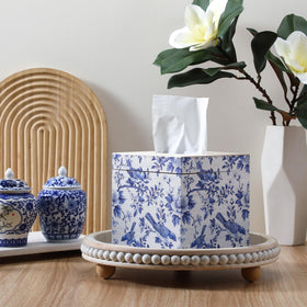 GlikCeil Chinese vintage style tissue box cover brings nostalgic charm to bedrooms.