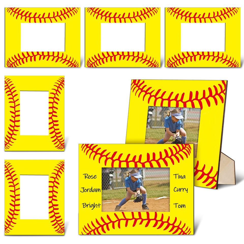 GlikCeil softball frame 8x10 front view for durable, long-lasting display
