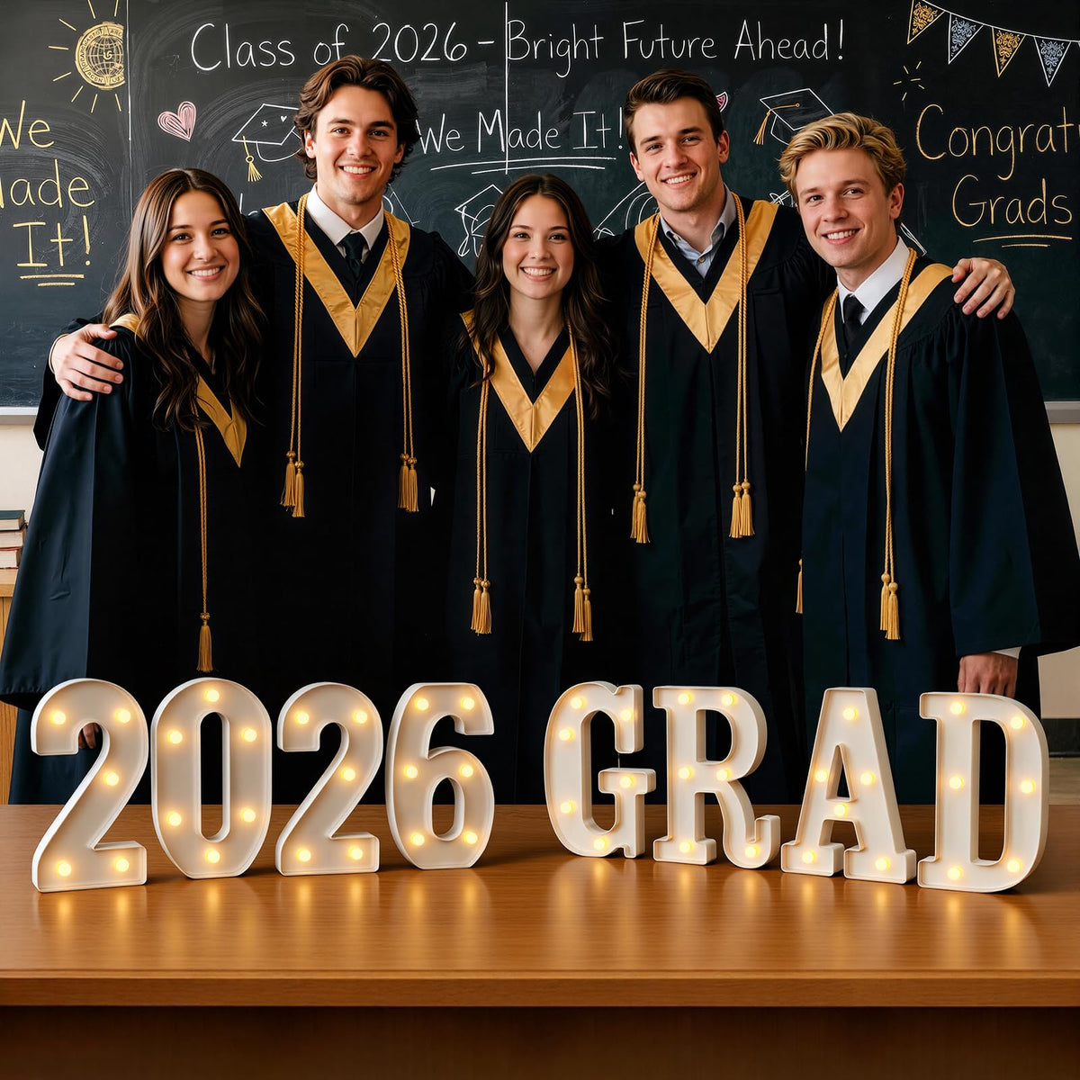 Glimmrly Grad 2026 wall-mount holes enable flexible backdrops