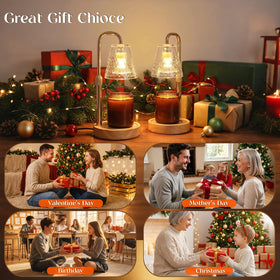 Glimra compact modern candle heater blends with any decor.