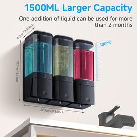 GlintGath visual window shows liquid levels in the 3-chamber unit.