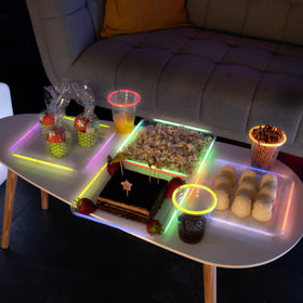 Glo Pro complete glow party set includes 20 cups and 20 sticks.