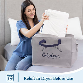Globon king size duvet delivers ample coverage with lightweight warmth.