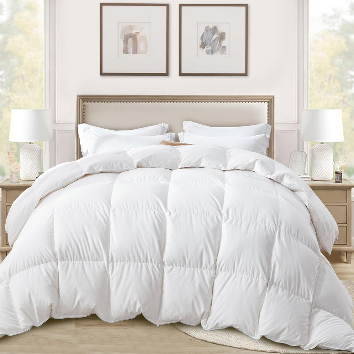 Globon Luxury Hotel Collection duvet insert with noiseless shell for quiet nights.
