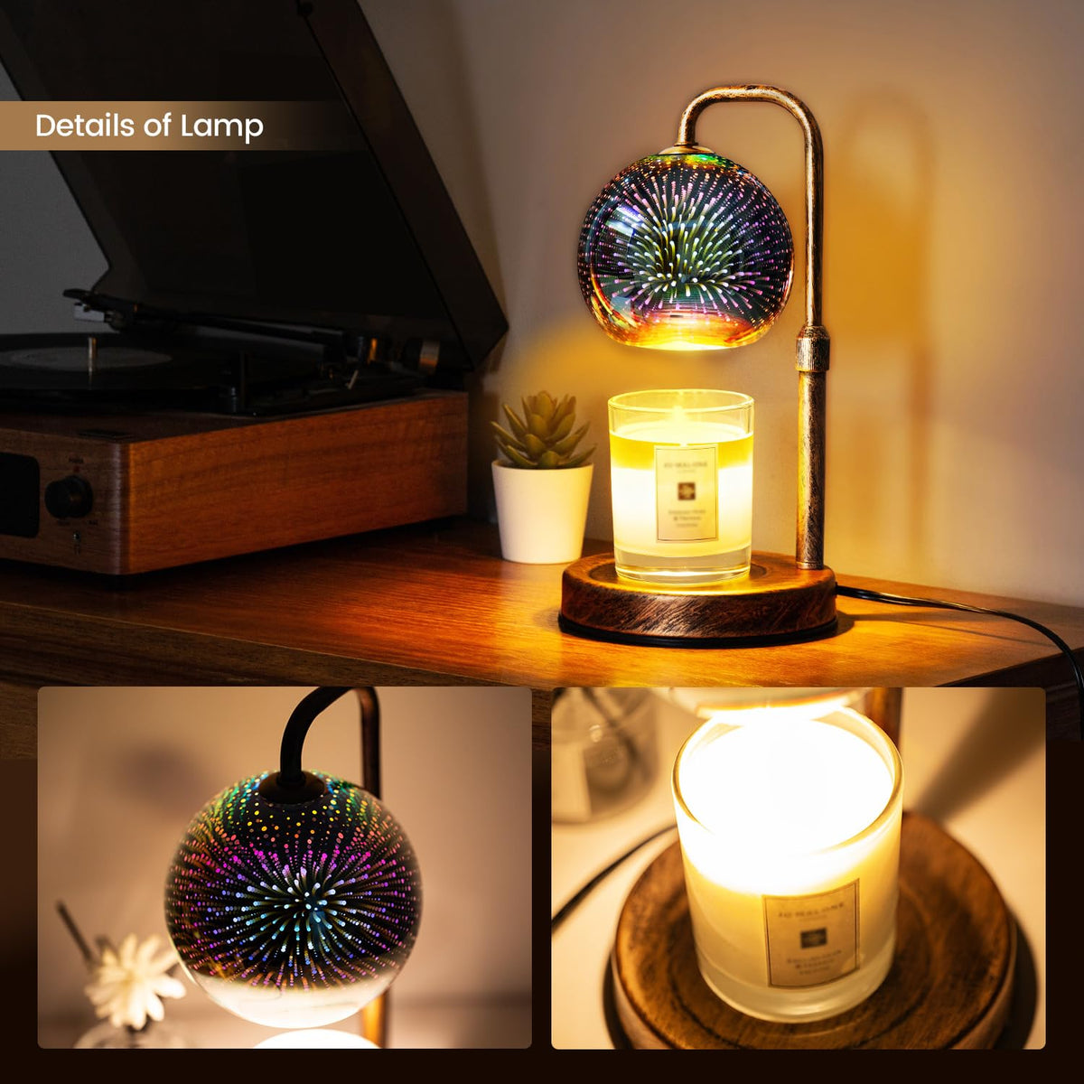 Glocusent warm lighting creates relaxing ambience in a lounge