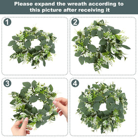 GLOMAXLY wedding table centerpiece featuring lifelike greenery