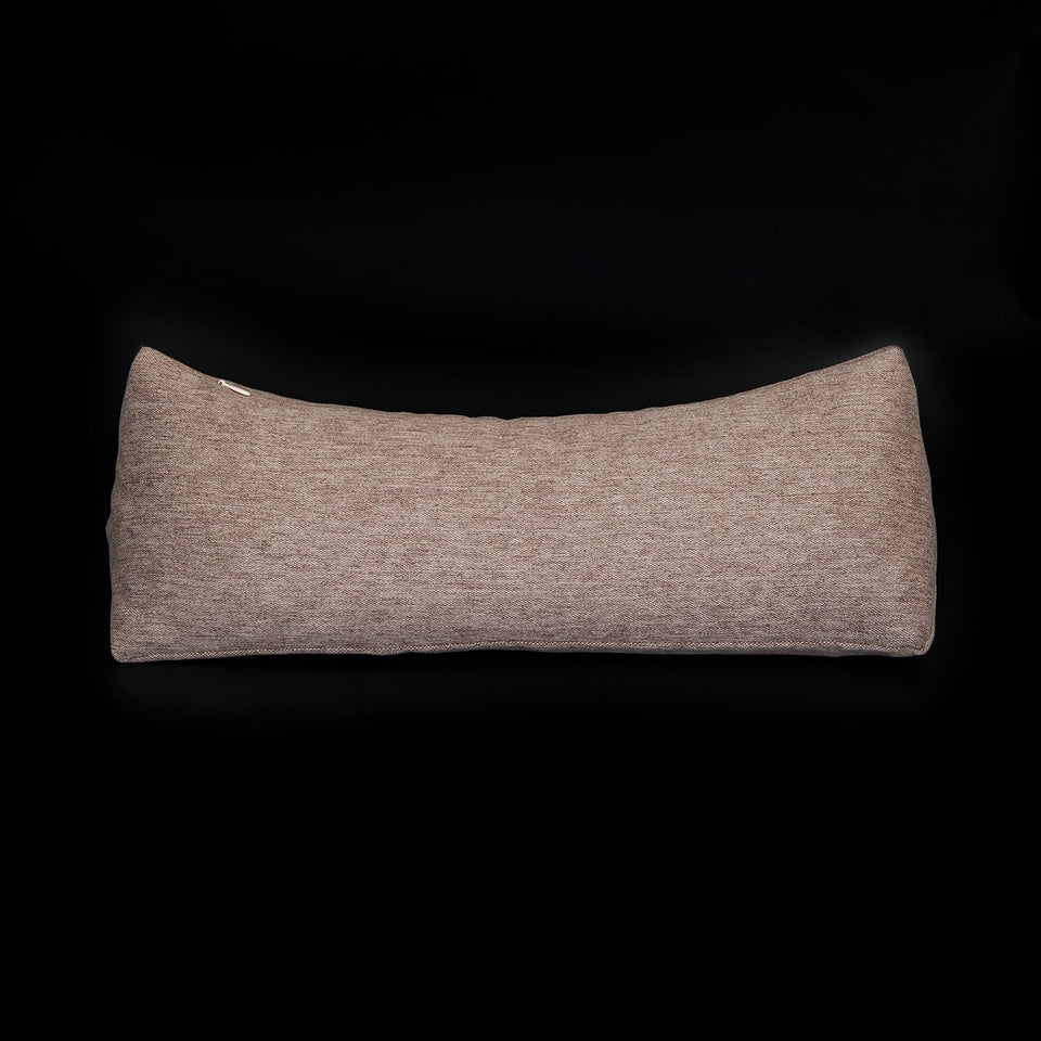 GLORY SEASON buckwheat neck pillow cover close-up for breathable, cozy support.