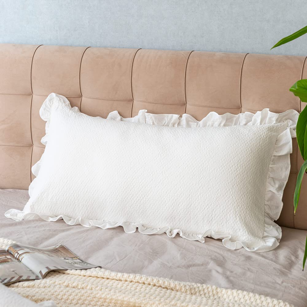 GLORY SEASON natural white cotton with eco-friendly processing for healthier sleep ambiance.
