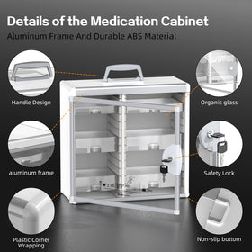 Glosen wall-mount or portable design saves space and adds flexibility.