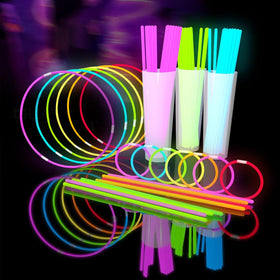 Glow Fever 600 eight-inch glow sticks in bright colors for parties