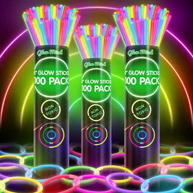 Glow Mind 300 ultra-bright glow stick 8 inches for vivid nighttime illumination