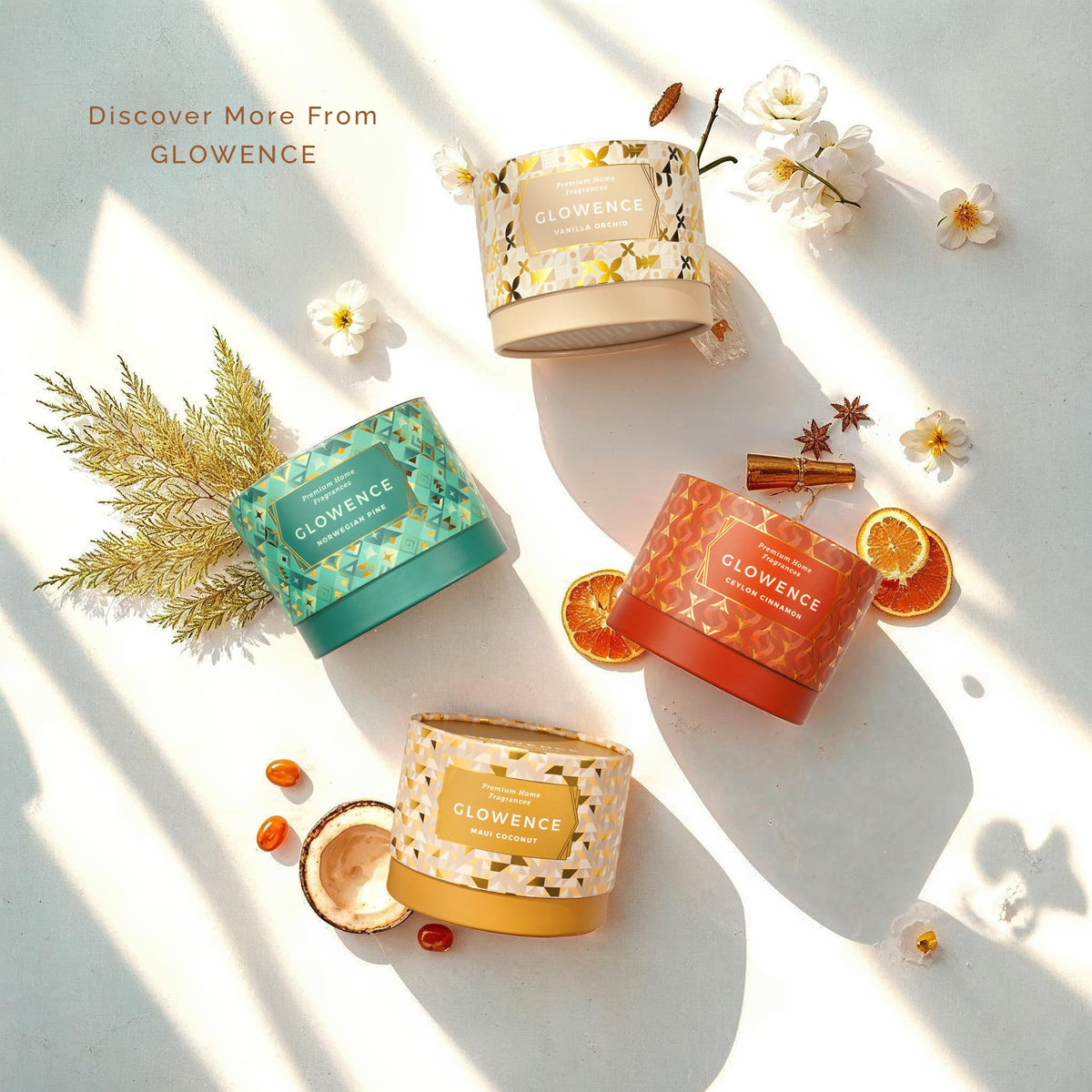 Glowence luxury candle elevates house warmings with elegant presentation.